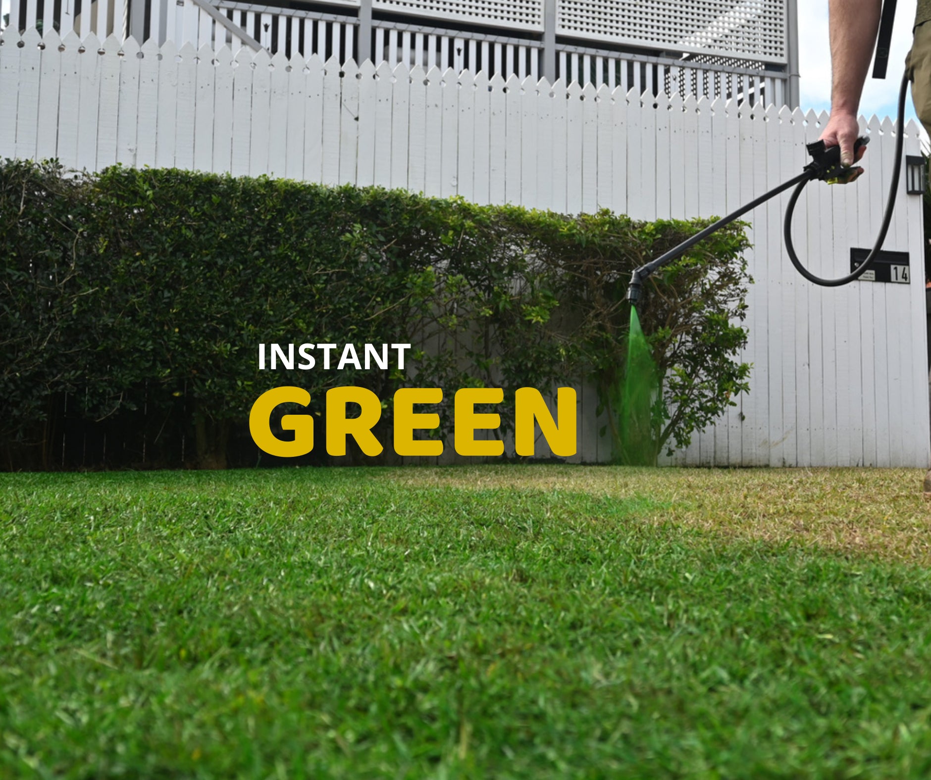 Instant Green with LawnPaint Australia