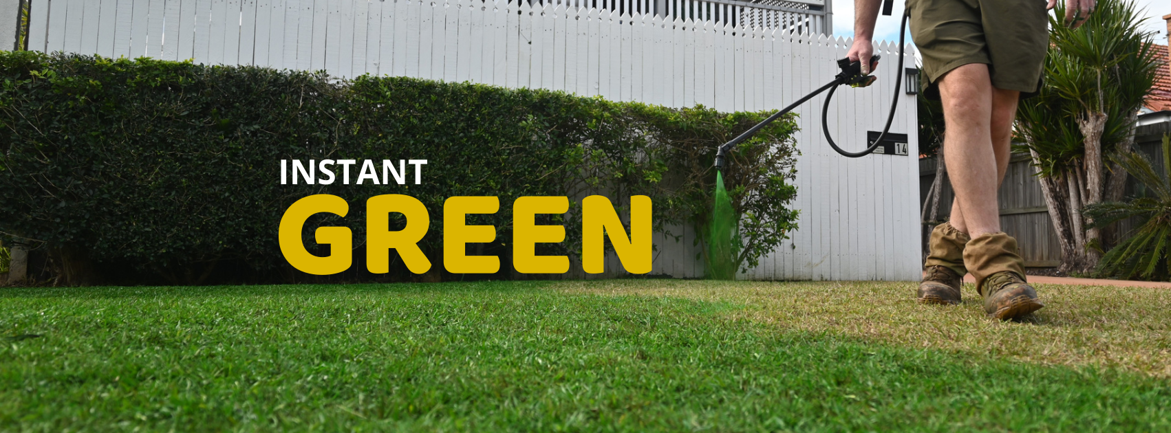 Instant Green with LawnPaint Australia